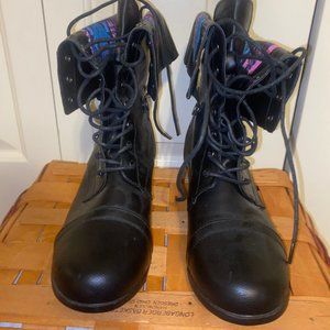 Wet Seal Black Boots